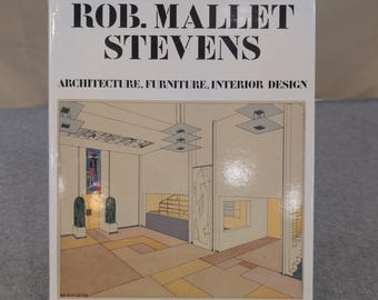 Rob. Mallet-Stevens Architecture Furniture Interior Design MIT Press Hardcover