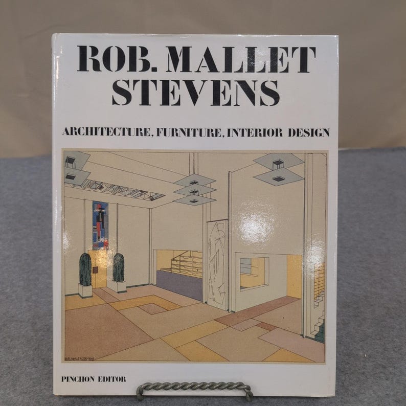 Rob. Mallet-Stevens Architecture Furniture Interior Design MIT Press Hardcover image 1