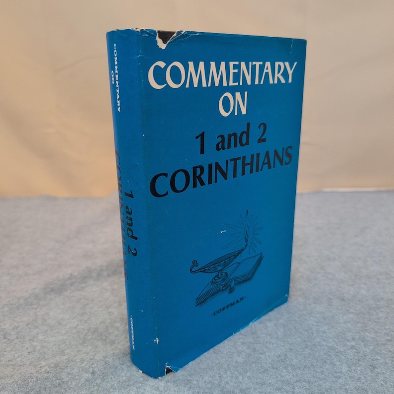 Commentary on 1 and 2 Corinthians James Burton Coffman Signed First Edition 1977 image 1