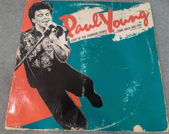 Paul Young Love of the Common People Come Back and Stay 12" Vinyl Promo 1983