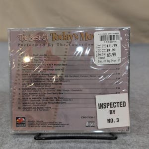 The Best Of Todays Movie Hits Disc 1 CD Madacy Entertainment 1997 Sealed New image 2