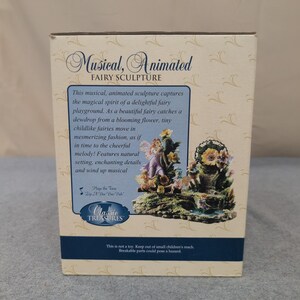 Classic Treasures Musical Animated Fairy Sculpture Zip A Dee Doo-Dah Garden VG+ image 2