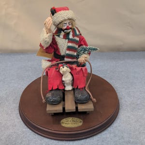 エメット・ケリー・ジュニア REAL RAGS ウォッチ・アウト・ビロウ・コレクション ピエロ クリスマス フィギュア 画像 1
