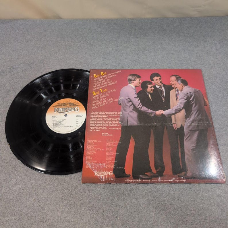 The Cathedral Quartet Live In Atlanta Vinyl LP Riversong Southern Gospel R 8302 image 2