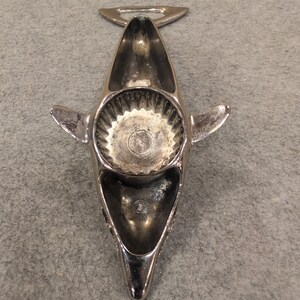 Vintage Silber Delphin Flaschenöffner Metall Nautical Barware Zubehör Bild 5
