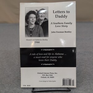 Letters to Daddy A Southern Family Love Story John Freeman Bentley Signed Book image 2