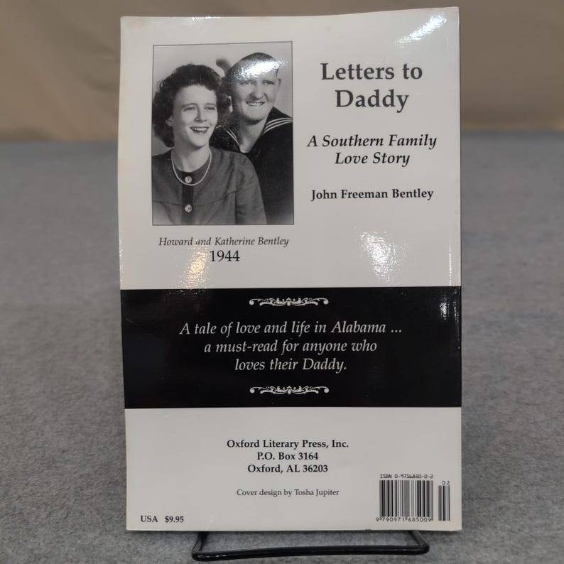 Letters to Daddy A Southern Family Love Story John Freeman Bentley Signed Book image 2
