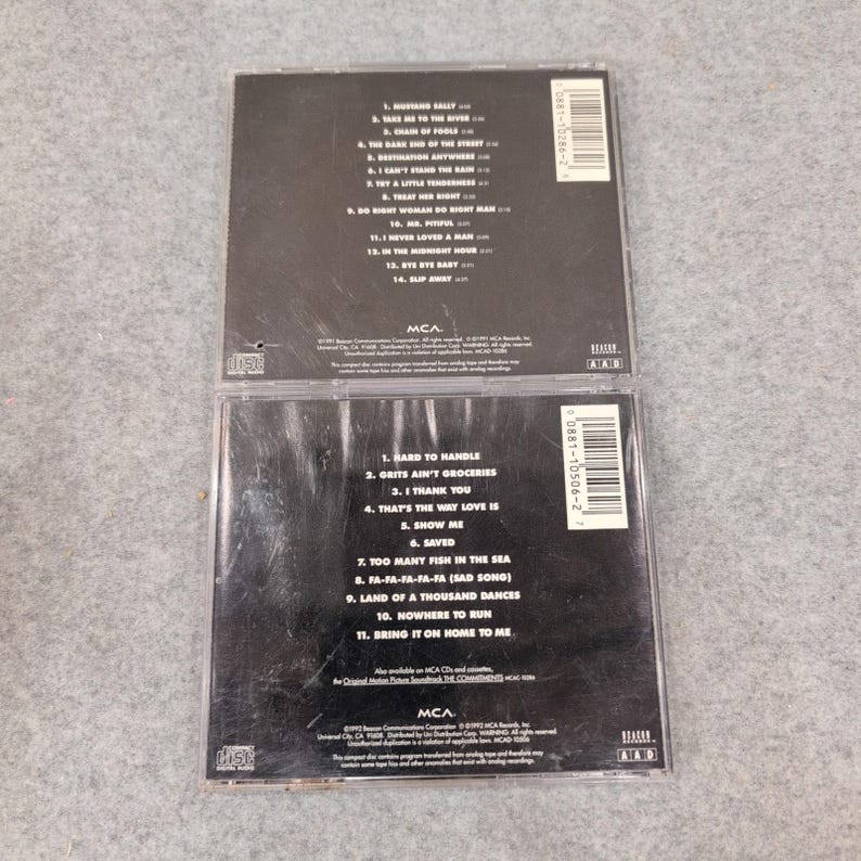 Lote de CD de la banda sonora original de la película The Commitments & Vol 2 de MCA Records imagen 2