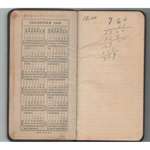 Vintage Martin Bros & Co Chicago Union Stock Yards Pocket Notebooks 1938 1940 G image 3