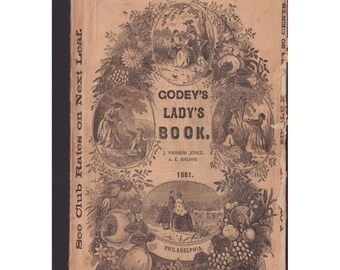 Antique Godey's Lady's Book Vol 103 No 617 November 1881 Victorian Periodical