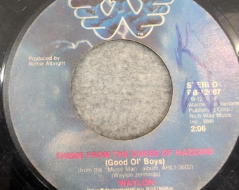 Waylon Jennings Dukes of Hazzard Theme Good Ol Boys Disco in vinile 45 giri PB-12067
