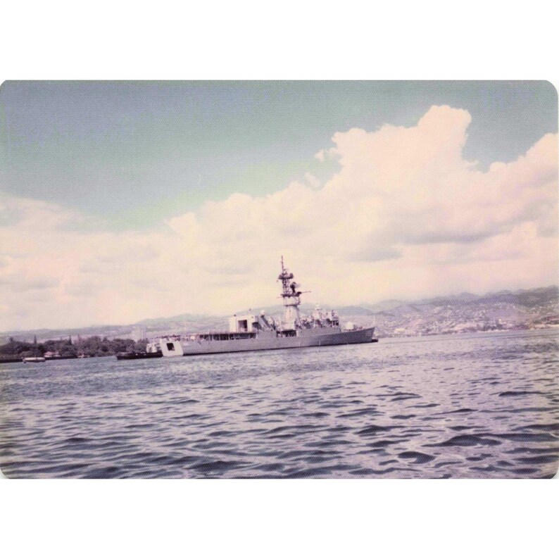 Vintage 1970s Pearl Harbor Navy Ships Tour Boat Photo Lot of 9 3.5x5 Warships image 8