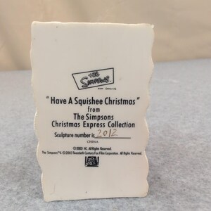 The Simpsons Have A Squishee Christmas Express Train Sculpture Apu Ralph image 5