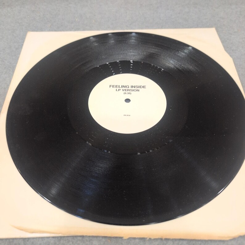 Feeling Inside 12" Vinyl Single PR 2519 LP Version & Edit Promo White Label image 3