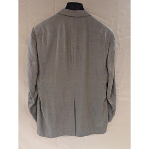 Hart Schaffner Marx Parisian Mens Gray Blazer Pure Silk Silfino 48L image 2