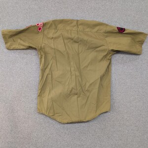 Vintage Boys Scouts of America Uniform Shirt Talladega Ala Choccolocco Council image 6