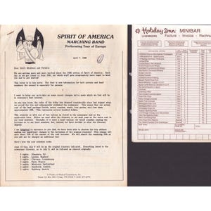 Spirit of America Marching Band 1987 Europe Hawaii Tour Ephemera Lot Newspaper image 7