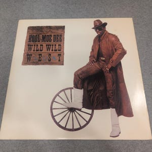 Kool Moe Dee Wild Wild West 30,3 cm vinyle simple 1988 Jive Records 1086-1-JD TB image 1