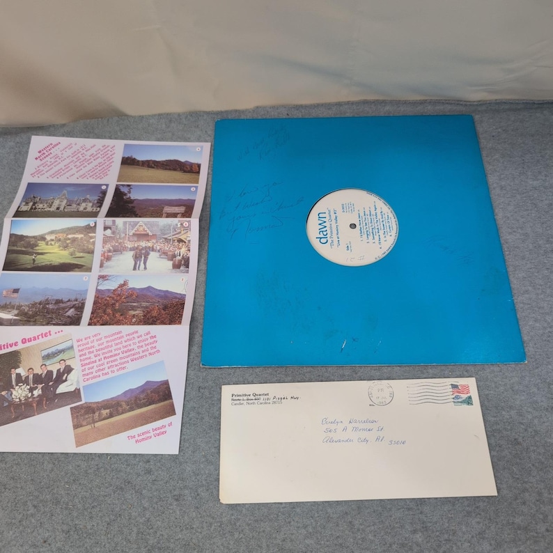 Primitive Quartet Live at Hominy Valley 2 Vinyl LP Dawn Records D-3052 Bluegrass image 1