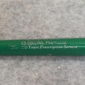 Vintage Henderson Drug Company Readyriter Pen Pharmacy Pharmacist Talladega AL image 3