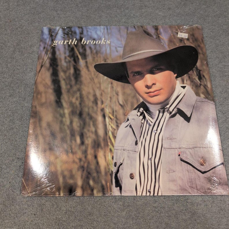 Garth Brooks Self Titled Vinyl LP 1989 Debut Album Capitol Records Sealed Rare image 1