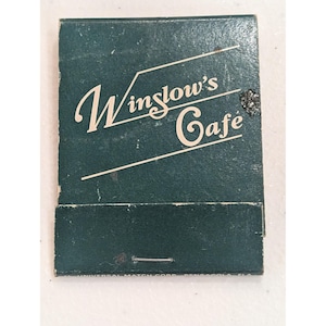 Vintage Winslow's Cafe Matchbook Fairhope Alabama Collectible Souvenir image 1