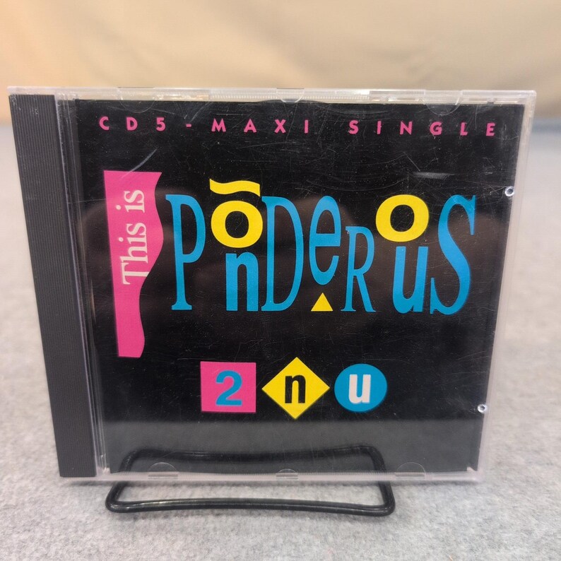 2nu This is Ponderous CD5 Maxi Single 1990 Atlantic Records 86089-2 4 tracce immagine 1