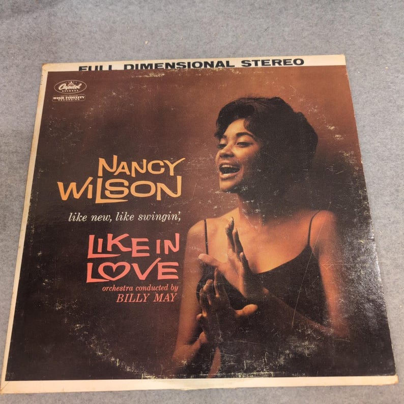 Nancy Wilson Like in Love Vinyl LP Capitol ST-1319 Billy May Orchestra 1960 image 1