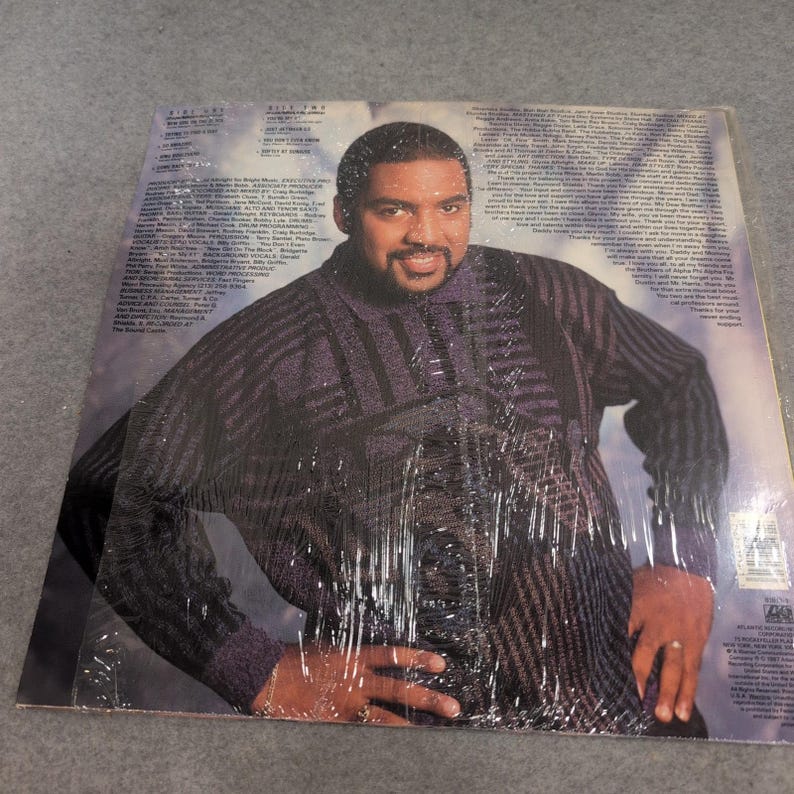 Gerald Albright Just Between Us Vinyl LP 1987 Atlantic Records 81813-1 Jazz R&B image 2