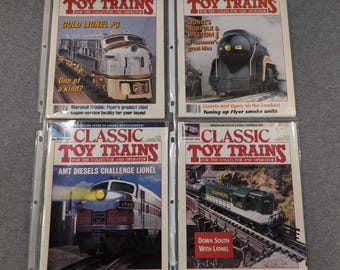 Lot 4 Classic Toy Trains Magazine 1994 March May September November Lionel Flyer