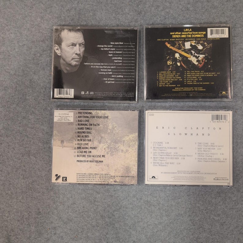 Eric Clapton CD Lot 4 Slowhand Layla Journeyman Clapton Chronicles Best Of image 2