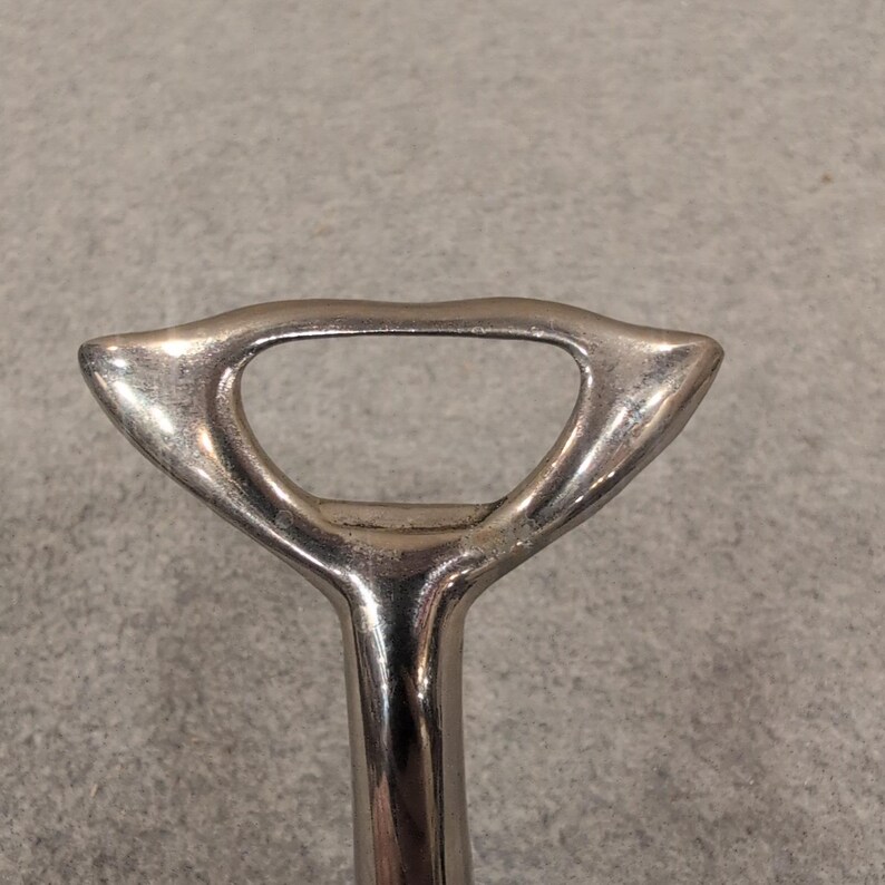 Vintage Silber Delphin Flaschenöffner Metall Nautical Barware Zubehör Bild 4