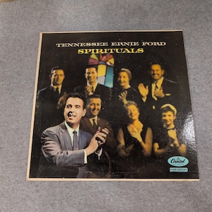 Tennessee Ernie Ford Spirituals Vinyl LP Capitol T-818 Gospel zdjęcie 1