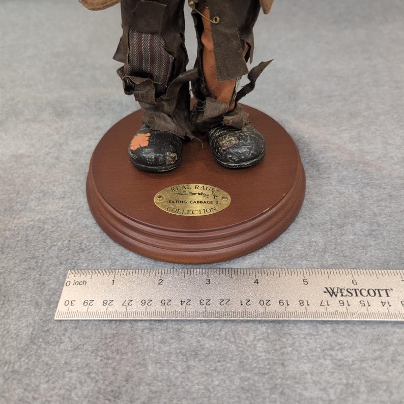 Emmett Kelly Jr. Real Rags Eating Cabbage 2 Kolekcjonerska figurka klauna z limitowanej edycji zdjęcie 7
