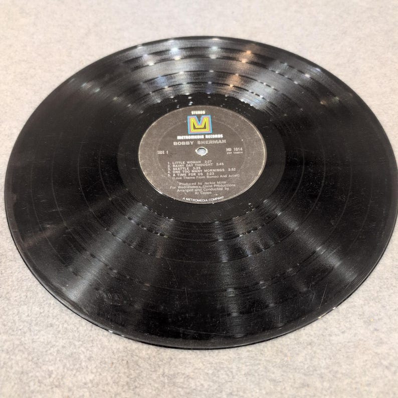 Bobby Sherman Self Titled Vinyl LP Metromedia MD 1014 Little Woman 1969 Stereo image 3