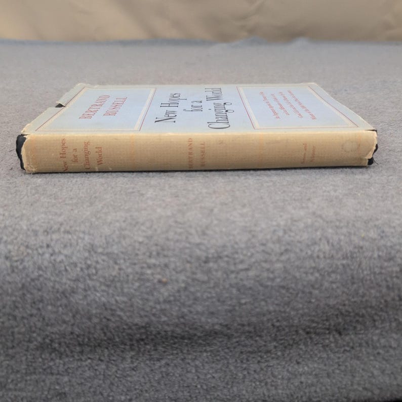 New Hopes for a Changing World Bertrand Russell 1951 1st American Edition HC DJ image 2