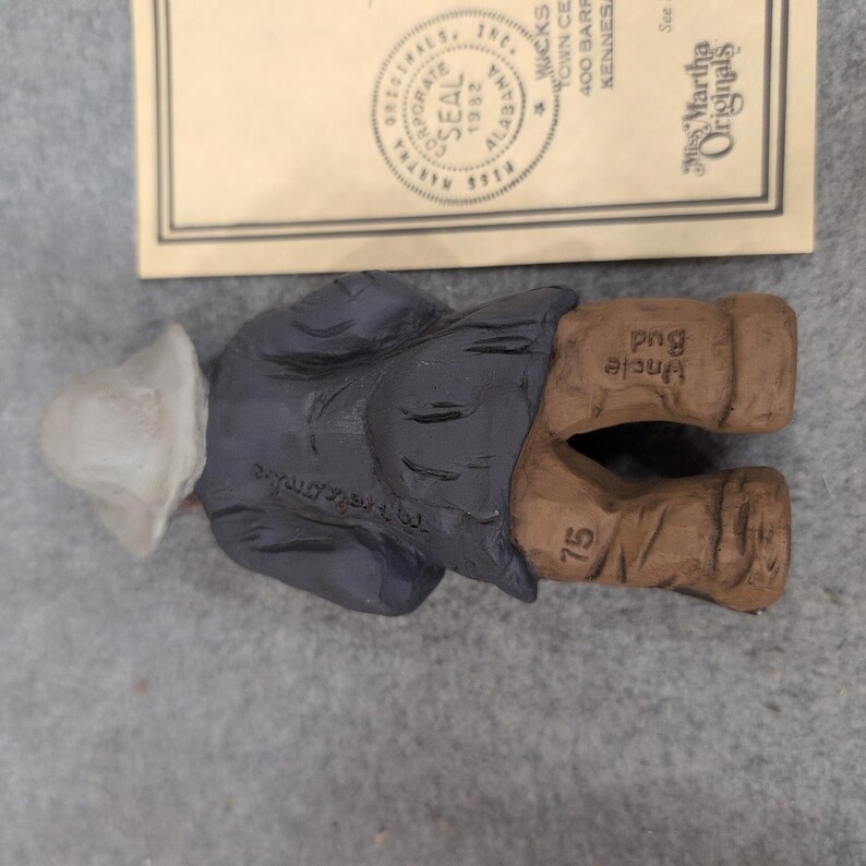 Miss Martha Originals All God's Children Uncle Bud Figurine Martha Holcombe 1304 image 3