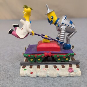 The Simpsons Christmas Express Frink Laboratories Sculpture 2003 Hamilton 1803 image 4