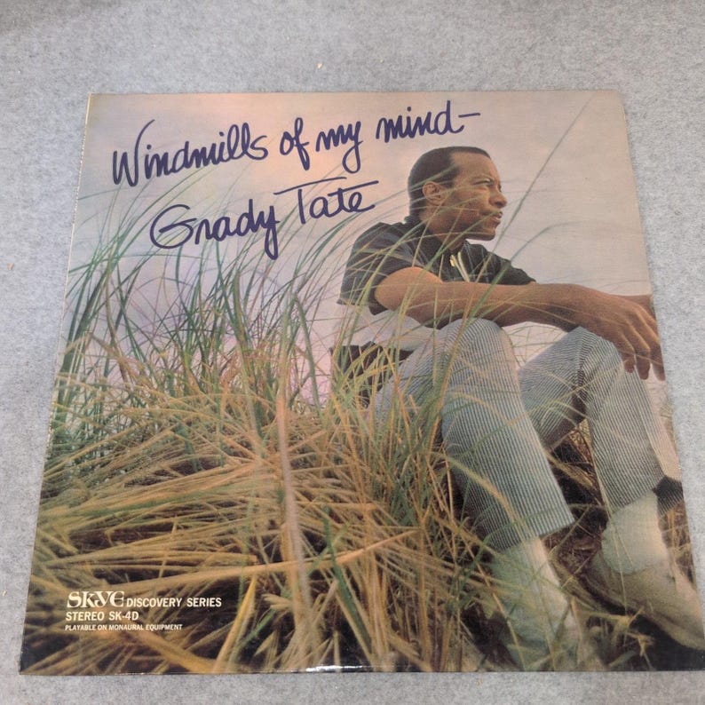 Grady Tate Windmills of My Mind Vinyl LP Skye Records SK-4D Stereo 1968 Jazz image 1