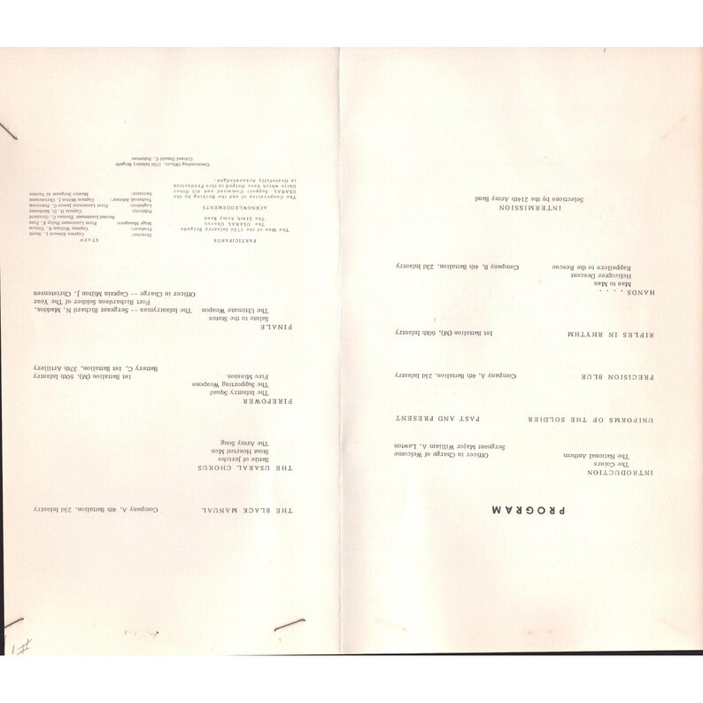 Vintage 172nd Infantry Brigade Mechanized US Army in Alaska Program Pamphlet image 3