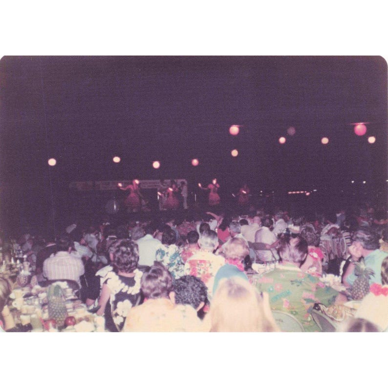 Vintage 1970s Hawaii Pacific USAF Luau Dinner Show Night Photos Lot of 31 image 18