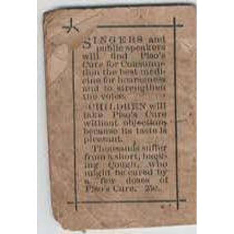 Hazeltine's Pocket Book Almanac 1896 Piso Co Antique Advertising Quack Medicine image 2