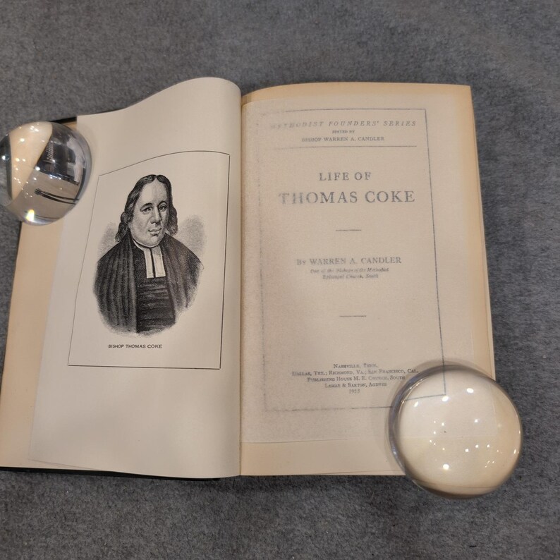 Life of Thomas Coke Warren Candler 1923 MEthodist Gründerreihe Hardcover Bild 2