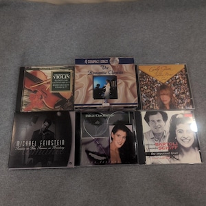 Zestaw 6 albumów z muzyką romantyczną Michael Feinstein Carly Simon Cecilia Bartoli zdjęcie 1