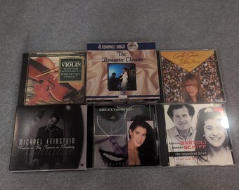 Romantic Music CD Lot 6 Albums Michael Feinstein Carly Simon Cecilia Bartoli