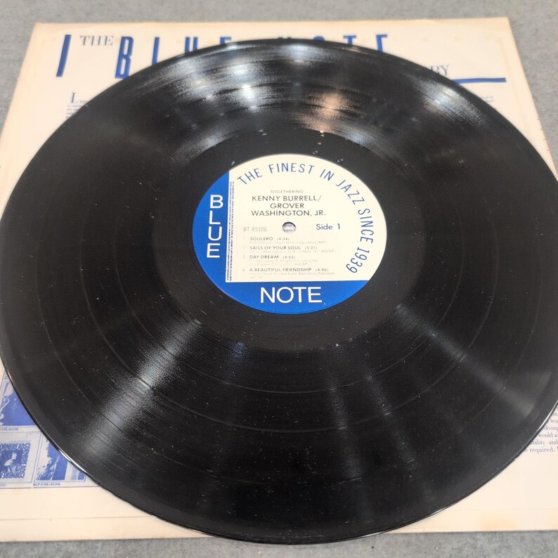 Kenny Burrell Grover Washington Jr Togethering Vinyl LP Blue Note BT 85106 1985 image 6