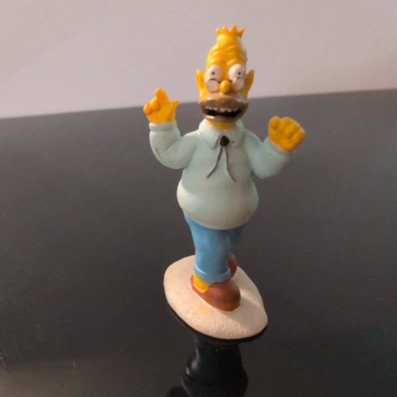 The Simpsons Hawthorne Village Grandpa Simpson Figurine 2004 91818 D image 2