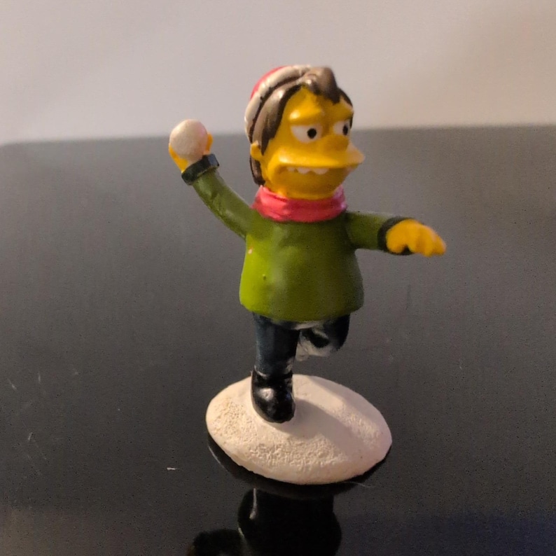 The Simpsons Hawthorne Village Special Delivery Nelson Muntz Figurine 2005 image 1