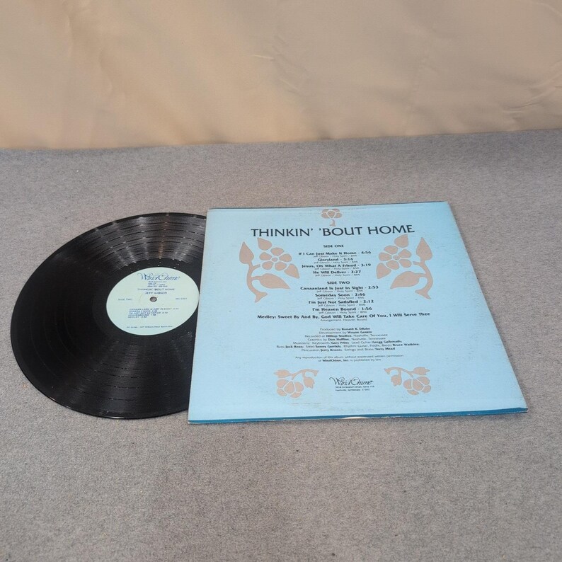 Heaven Bound Thinkin' 'Bout Home Signed Vinyl LP WindChime WC 5001 Gospel image 6