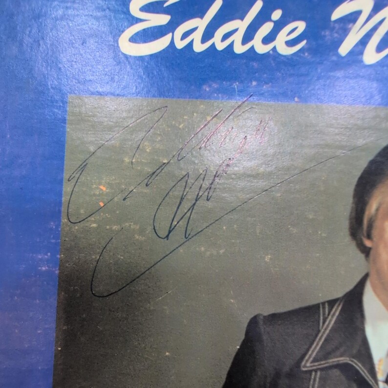 Eddie Nash & Joy King By Request Signed Vinyl LP Galaxie III NR6610-1 Country VG image 2